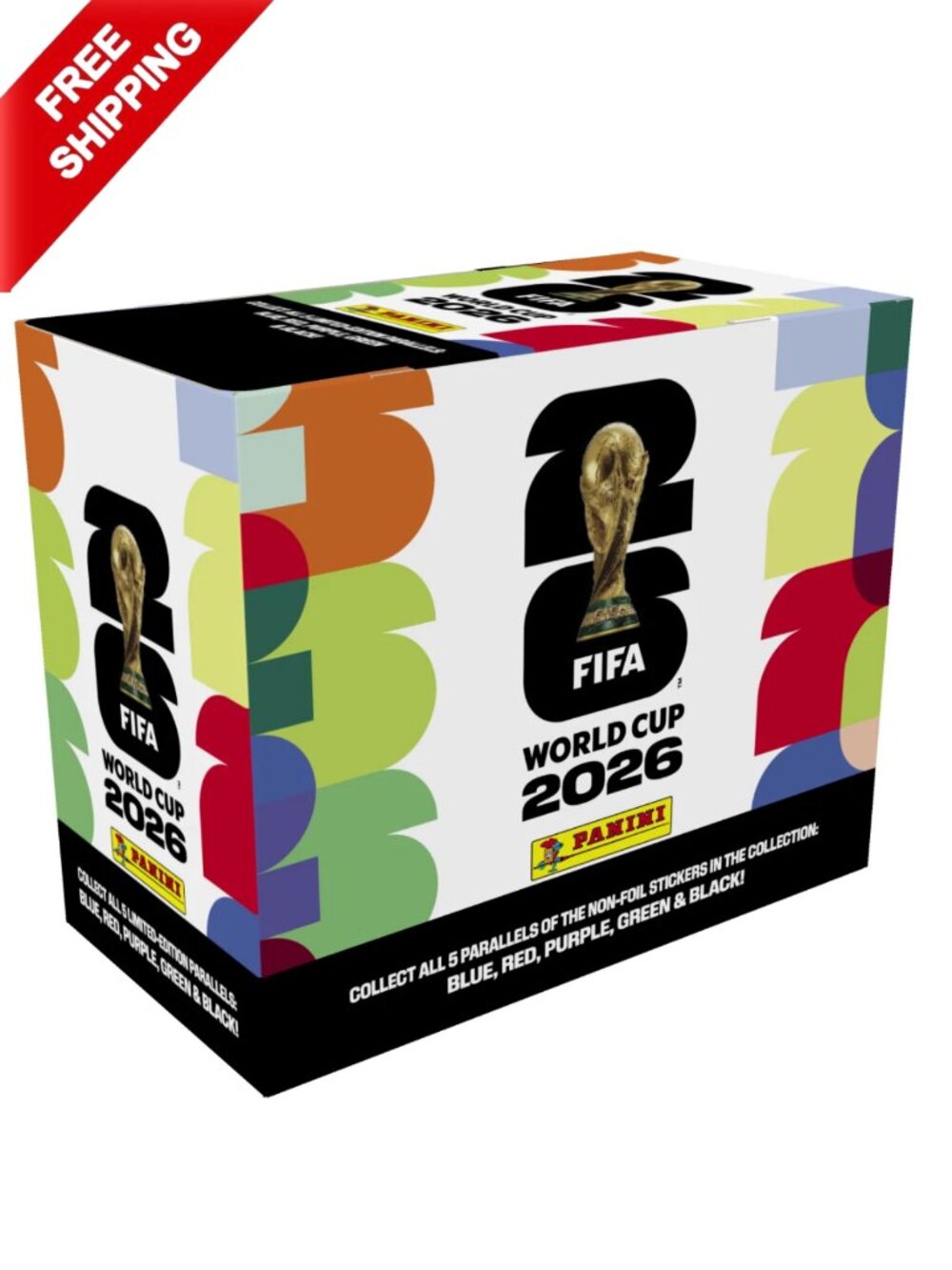 FIFA World Cup soccer 2026 PANINI Stickers 25 count sticker pack box Sealed